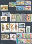 Dinosaurs on Stamps Collection of 25 Different Stamps